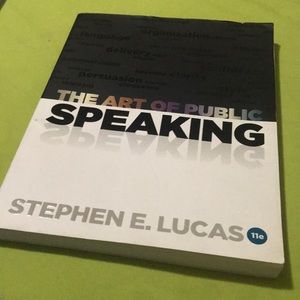 The art of public speaking 11th edition.